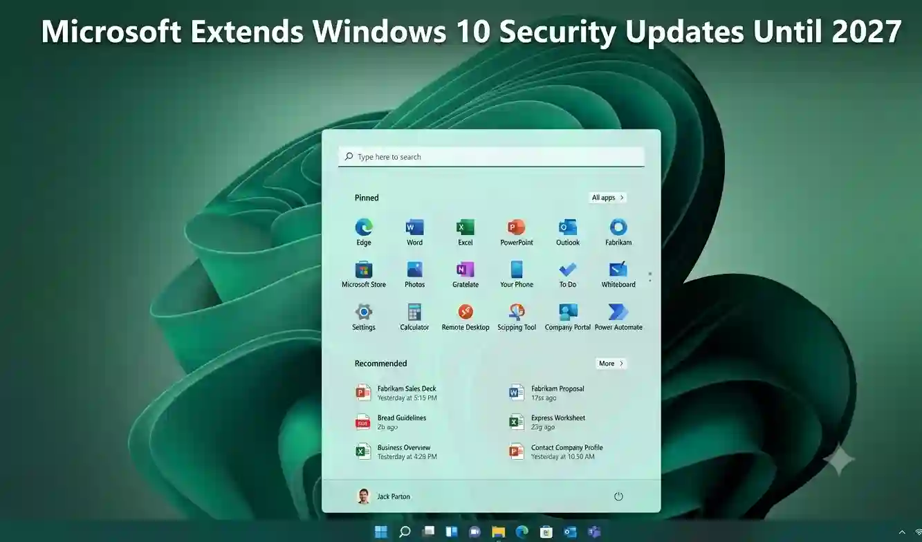 Microsoft Extends Windows 10 Security Updates Until 2027