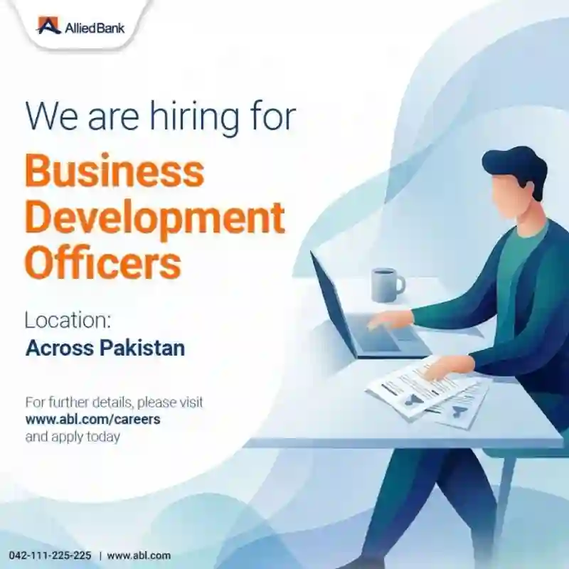 Allied Bank invites Business Development Officers Jobs 2026