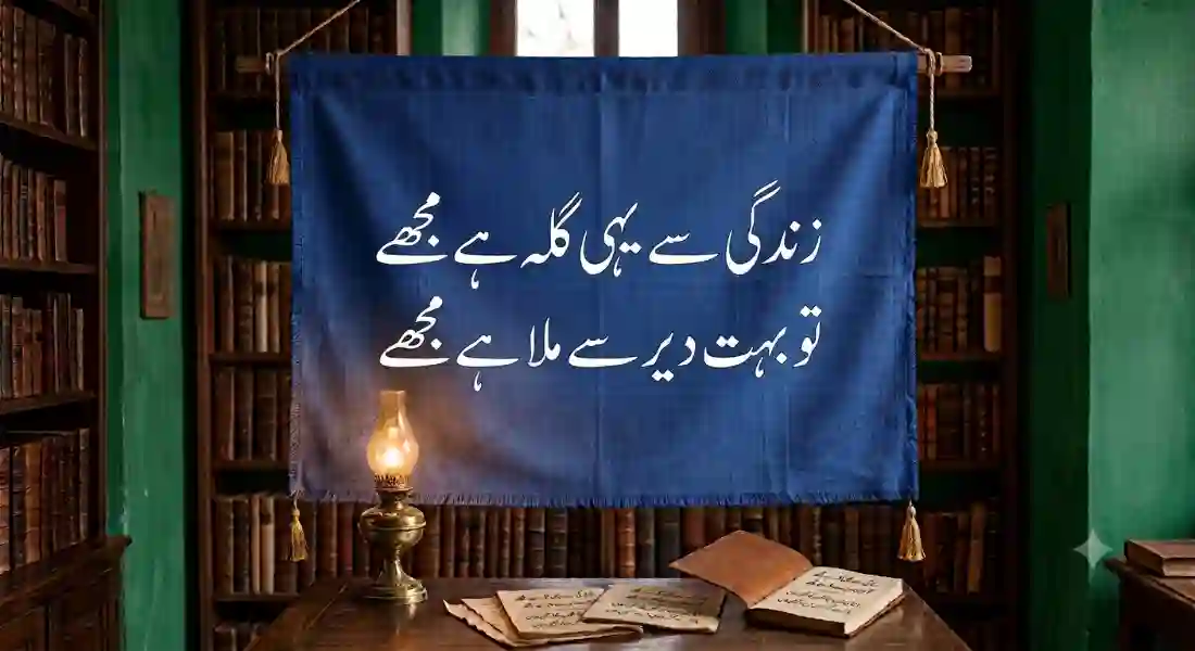 زندگی سے یہی گلہ ہے مجھے