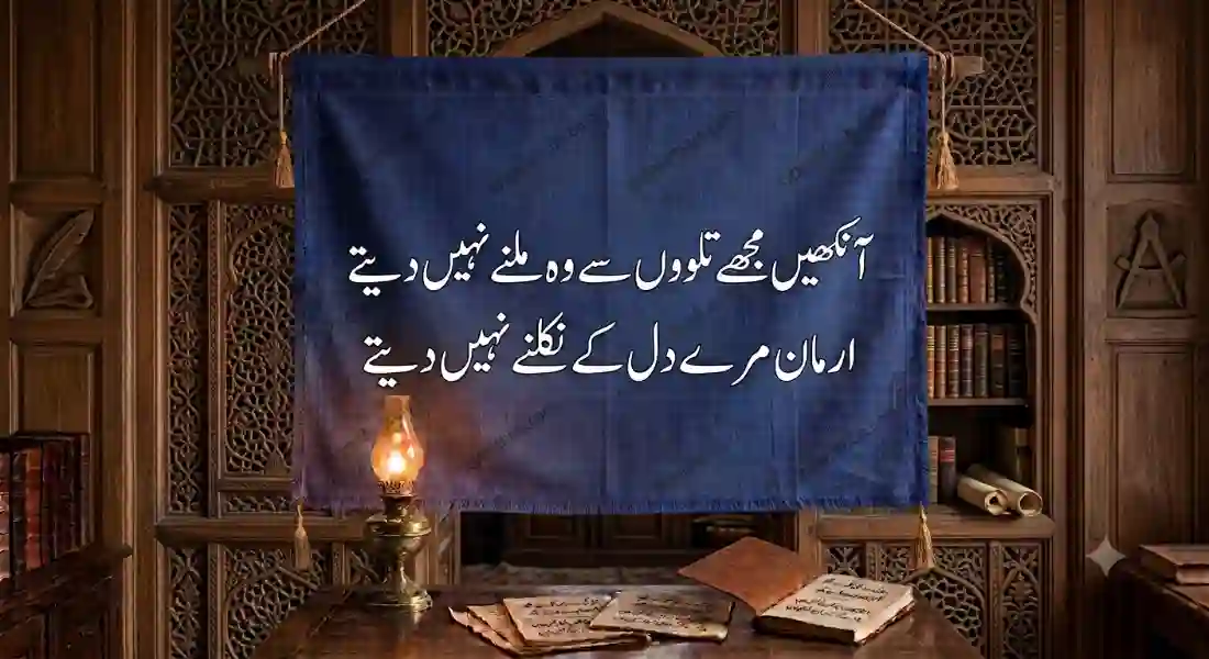آنکھیں مجھے تلووں سے وہ ملنے نہیں دیتے