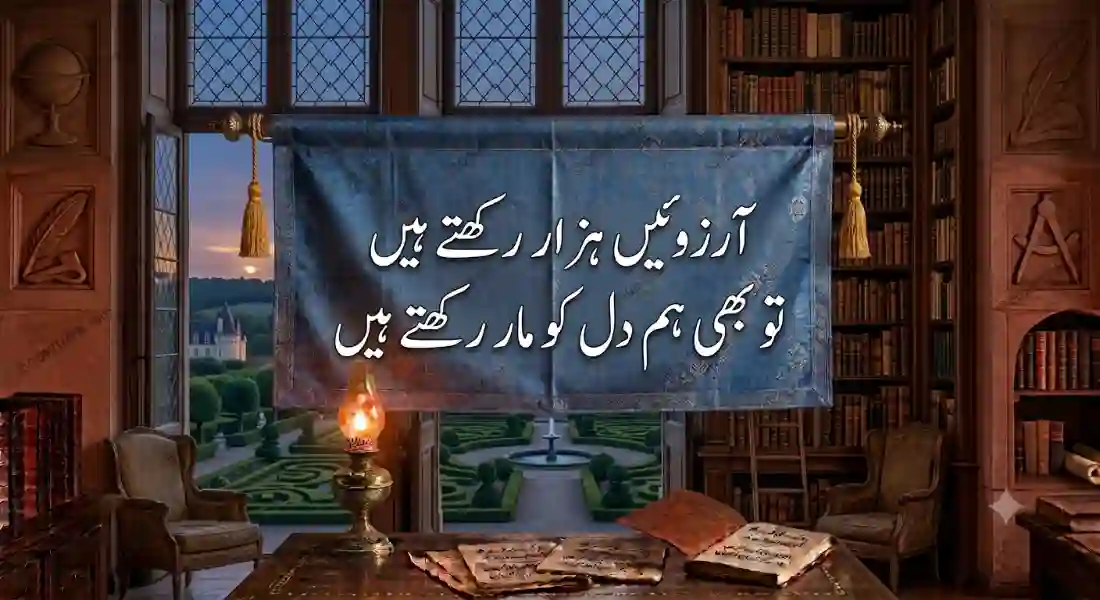 آرزوئیں ہزار رکھتے ہیں