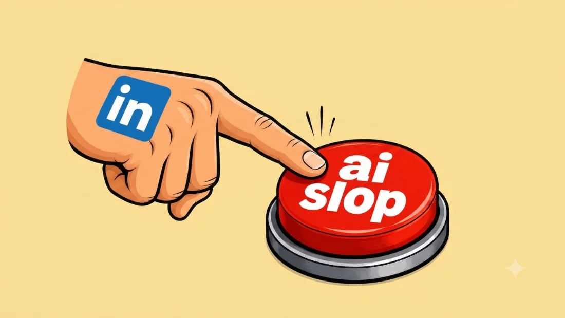 LinkedIn Adds a Button to Report AI Slop Content