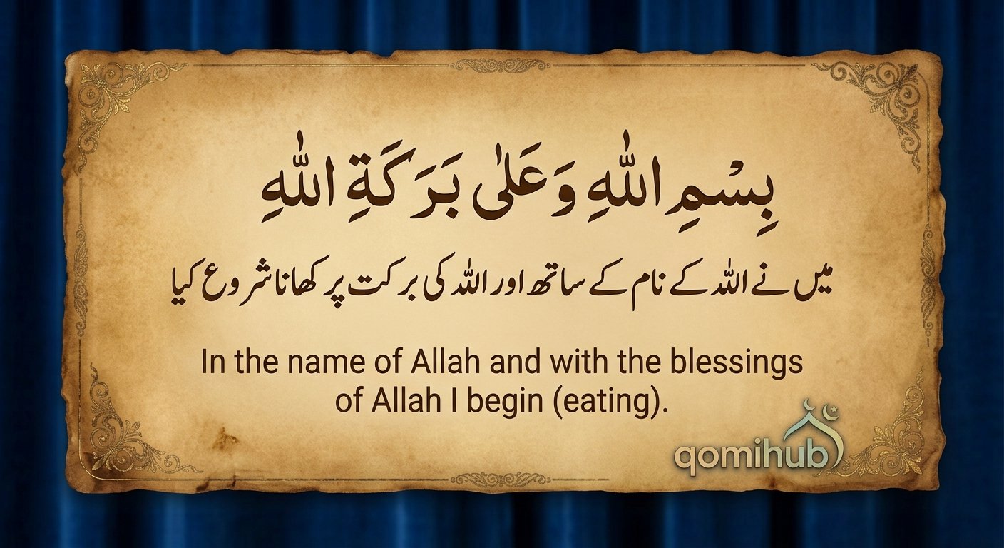 Dua Before Meals | Khane Se Pehle Ki Dua