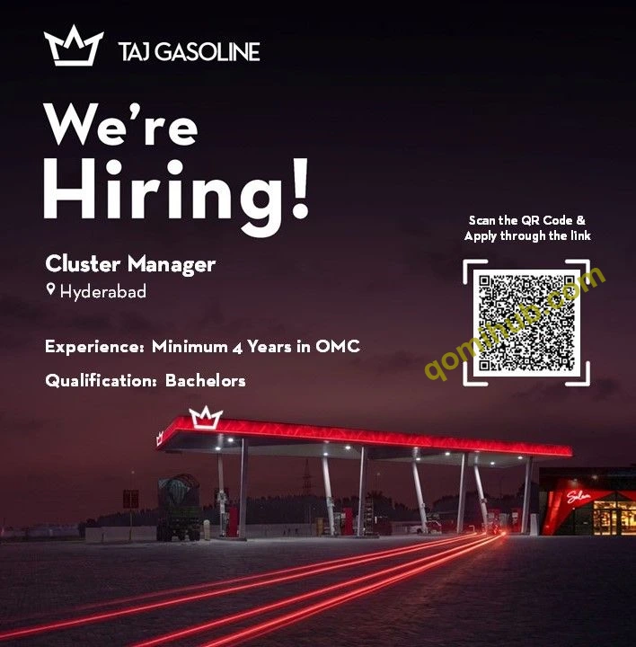 Taj Gasoline Cluster Manager Jobs In Hyderabad