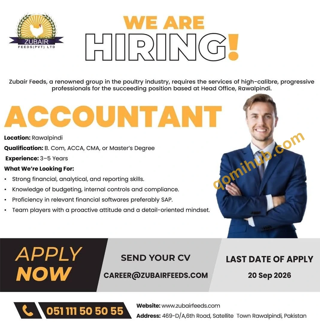 Zubair Feeds (Pvt.) Ltd Latest Jobs 2026